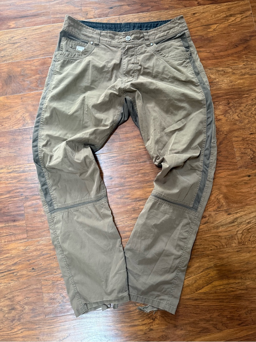 KUHL Tan Utility Chinos with Contrast Trim
